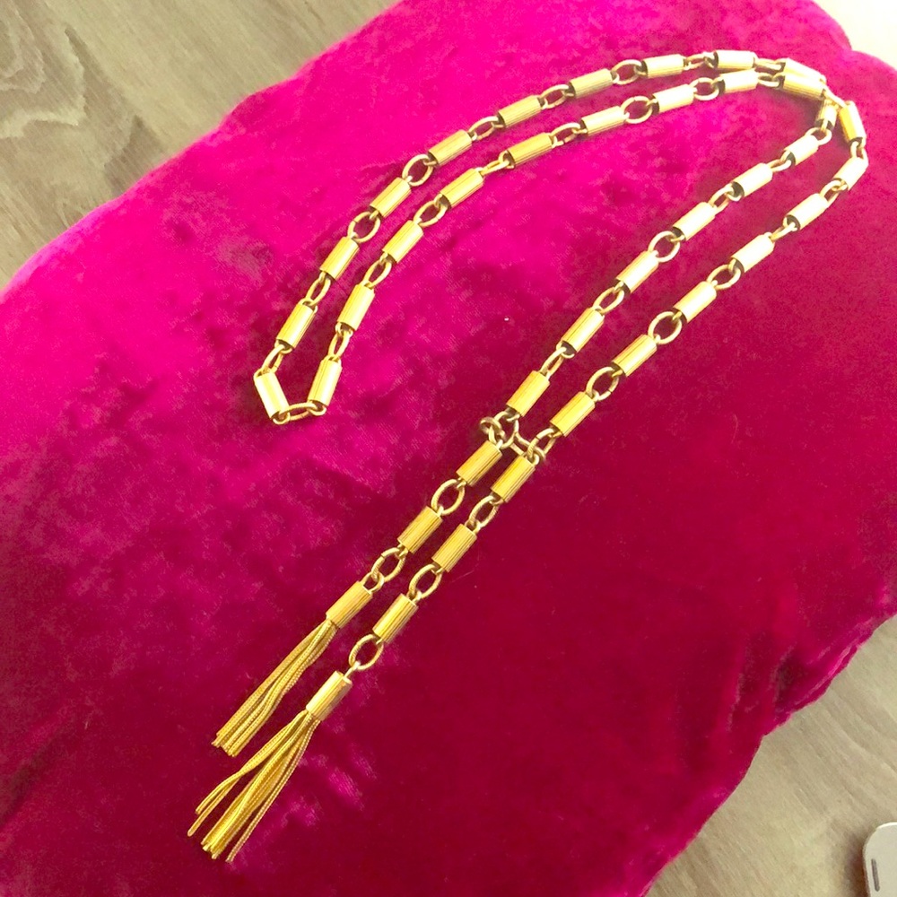 Lux Cable Tassel Necklace